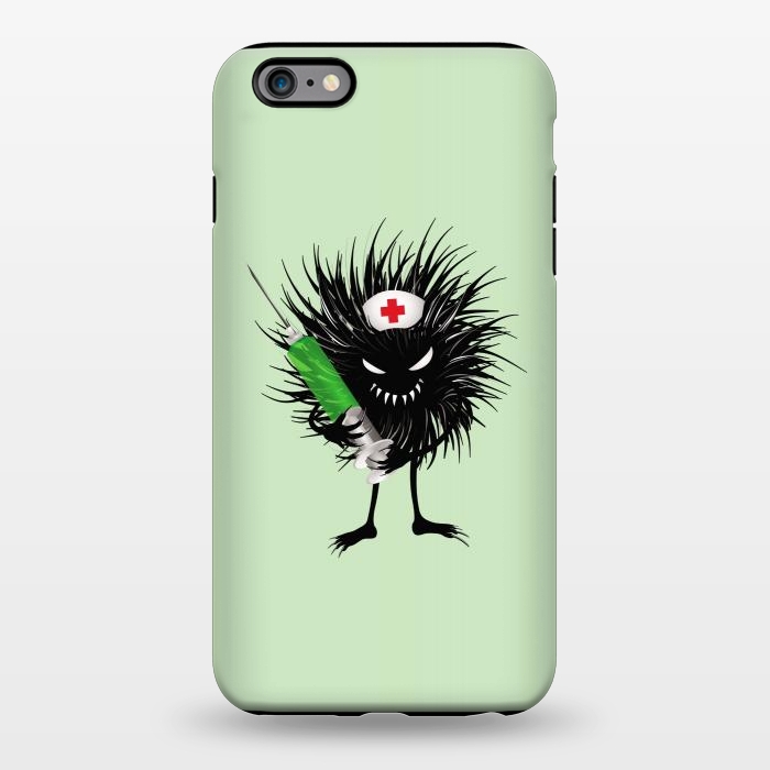 iPhone 6/6s plus StrongFit Funny Halloween Evil Bug With Syringe by Boriana Giormova