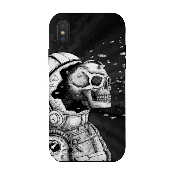 iPhone Xs / X StrongFit Among the Stars by Gringoface Designs