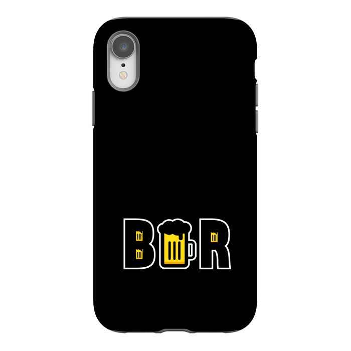 iPhone Xr StrongFit drink beer by TMSarts