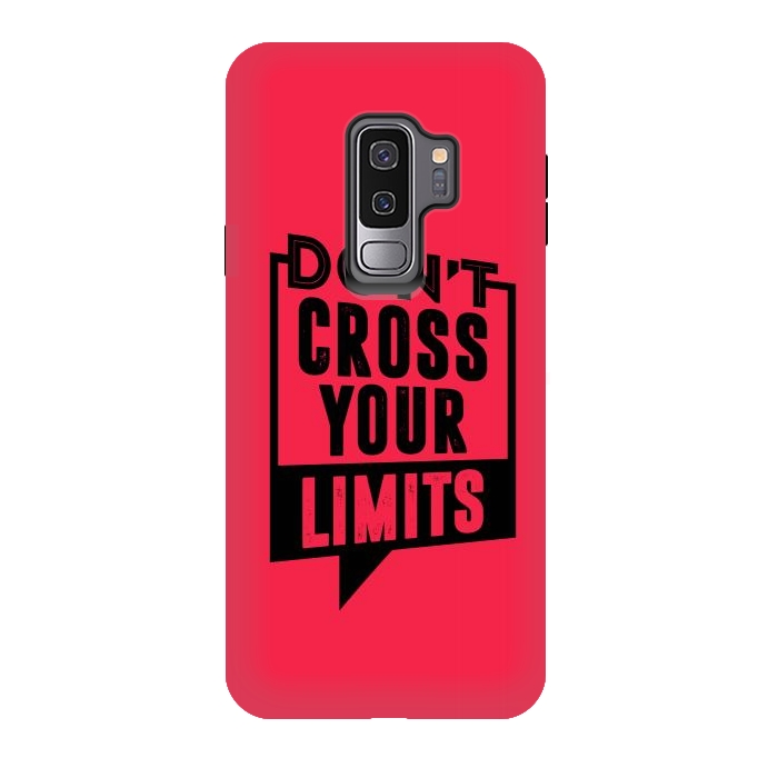 Galaxy S9 plus StrongFit dont cross your limits by TMSarts