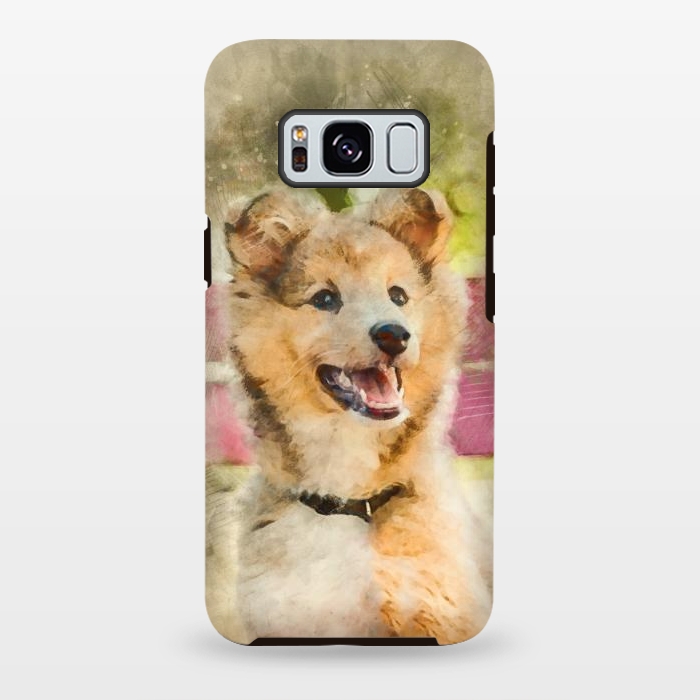 Galaxy S8 plus StrongFit Cute Sheltie Dog by Creativeaxle