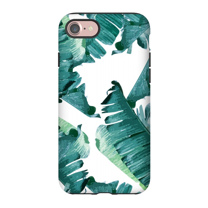 iPhone 7 StrongFit Tropical Banana Leaves by Creativeaxle