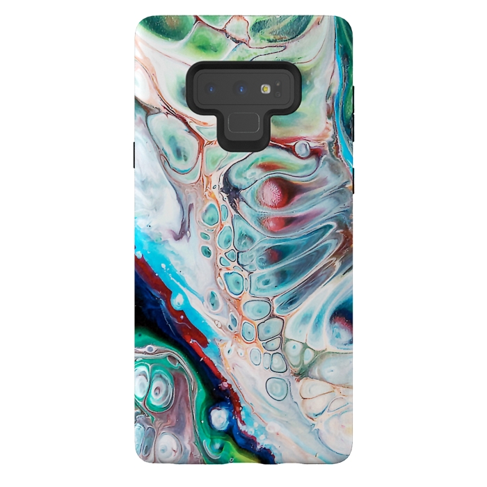 Galaxy Note 9 StrongFit Abstract Inside  by Creativeaxle