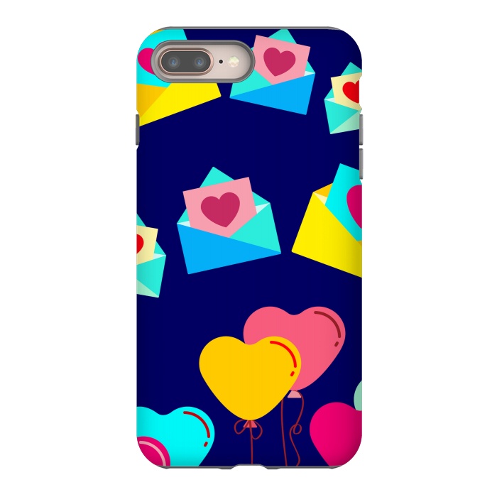 iPhone 7 plus StrongFit VALENTINE LETTERS by MALLIKA