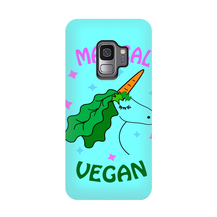Galaxy S9 StrongFit MAGICAL VEGAN UNICORN by MALLIKA