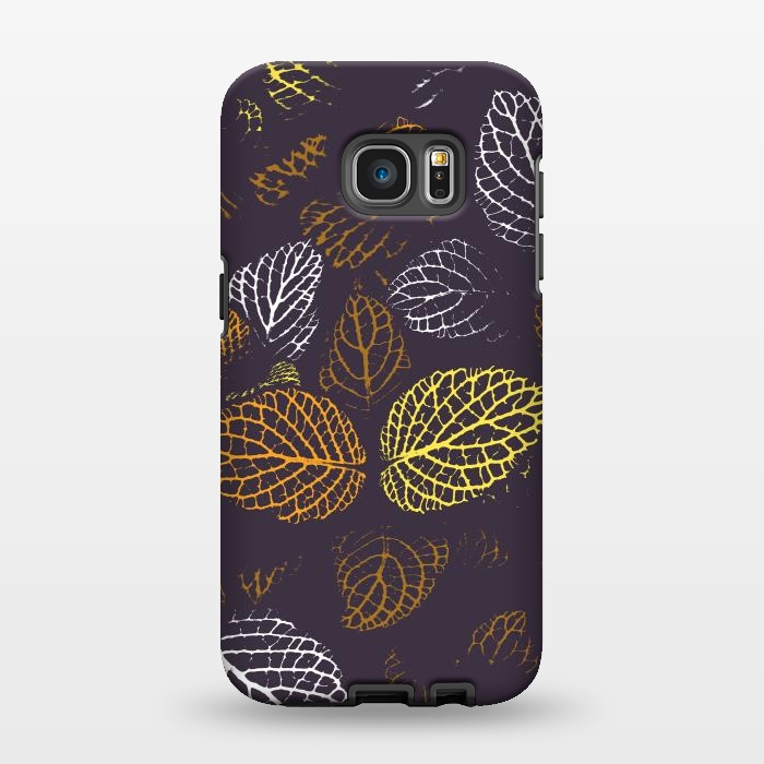 Galaxy S7 EDGE StrongFit Color contour leaf  by Bledi
