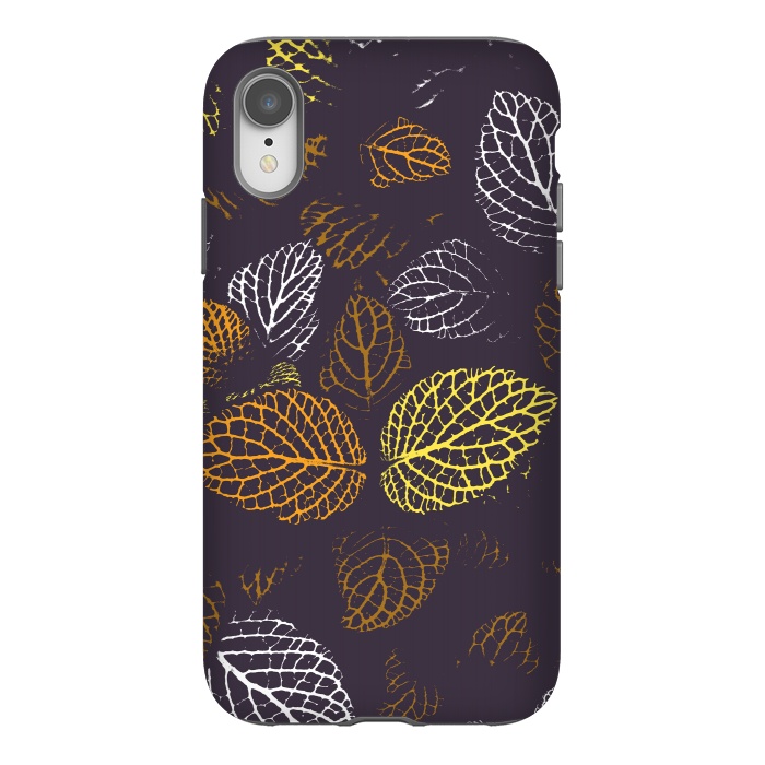 iPhone Xr StrongFit Color contour leaf  by Bledi