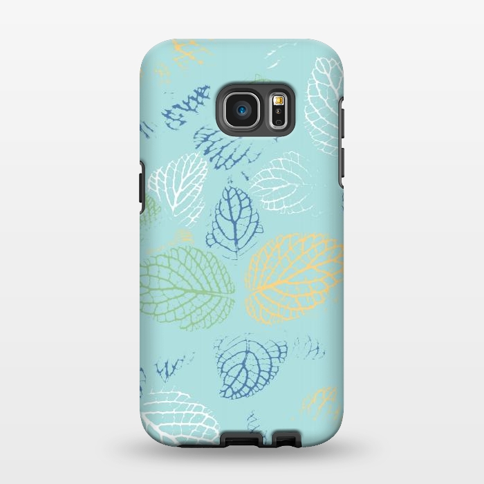 Galaxy S7 EDGE StrongFit Color contour leaf 2 by Bledi
