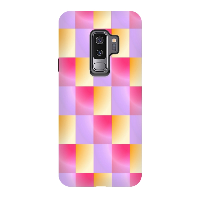 Galaxy S9 plus StrongFit rectangle pattern by MALLIKA