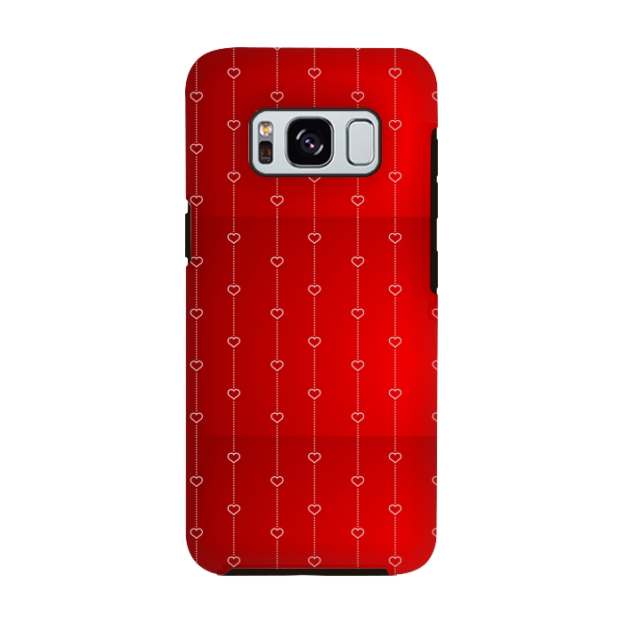Galaxy S8 StrongFit VALENTINE RED HEARTS by MALLIKA