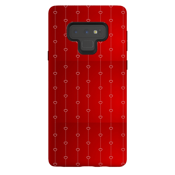 Galaxy Note 9 StrongFit VALENTINE RED HEARTS by MALLIKA