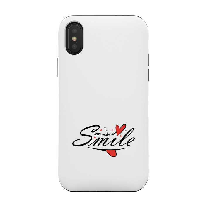 iPhone Xs / X StrongFit you make me smile by TMSarts