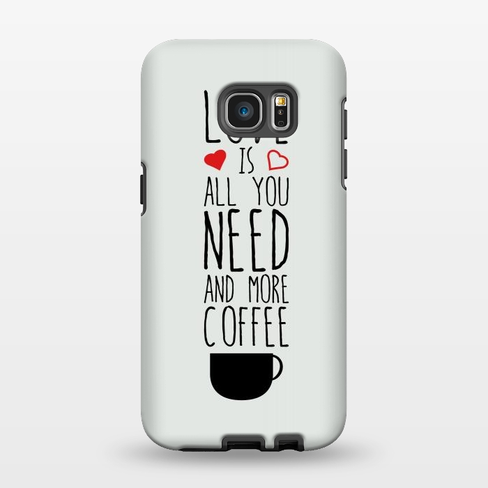 Galaxy S7 EDGE StrongFit need more coffee by TMSarts
