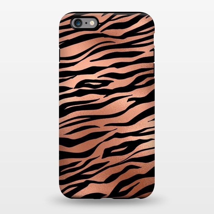iPhone 6/6s plus StrongFit Copper and Black Tiger by  Utart