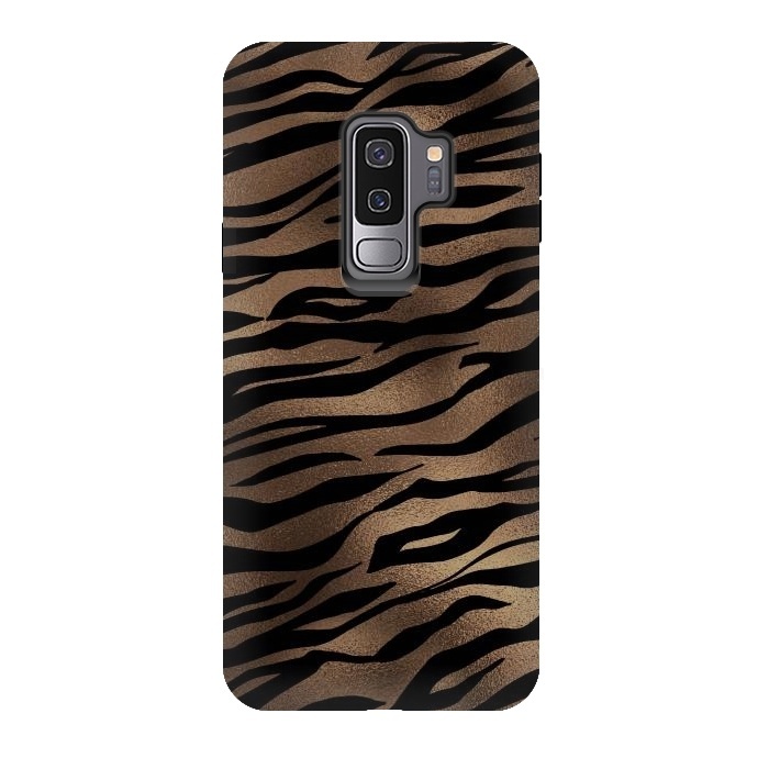 Galaxy S9 plus StrongFit Dark Copper Tiger by  Utart