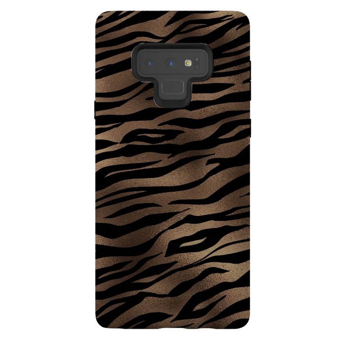 Galaxy Note 9 StrongFit Dark Copper Tiger by  Utart