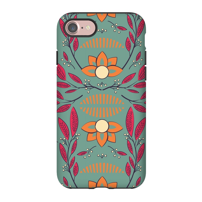 iPhone 7 StrongFit Flora Green 002 by Jelena Obradovic