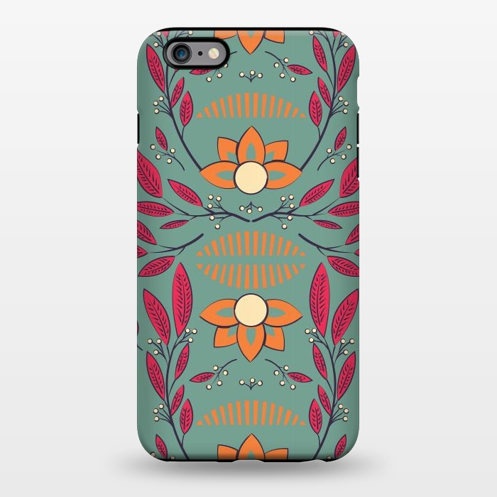 iPhone 6/6s plus StrongFit Flora Green 002 by Jelena Obradovic
