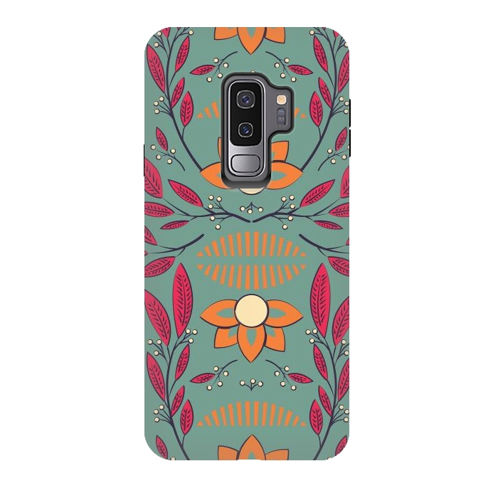 Galaxy S9 plus StrongFit Flora Green 002 by Jelena Obradovic