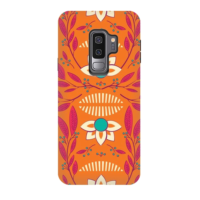 Galaxy S9 plus StrongFit Flora Vibrant 003 by Jelena Obradovic