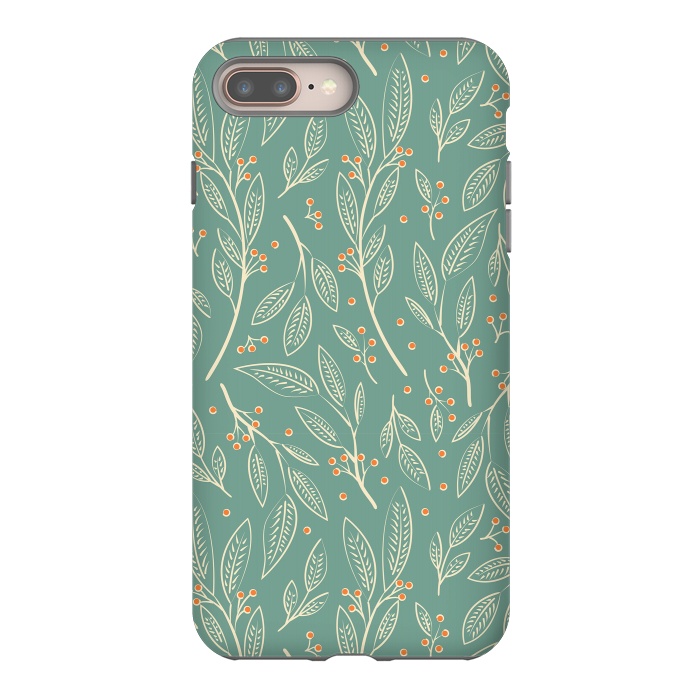 iPhone 7 plus StrongFit Flora Green 006 by Jelena Obradovic