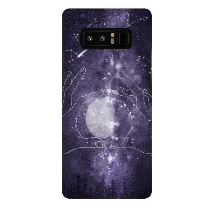 Galaxy Note 8 StrongFit The moon in your hand by  Utart