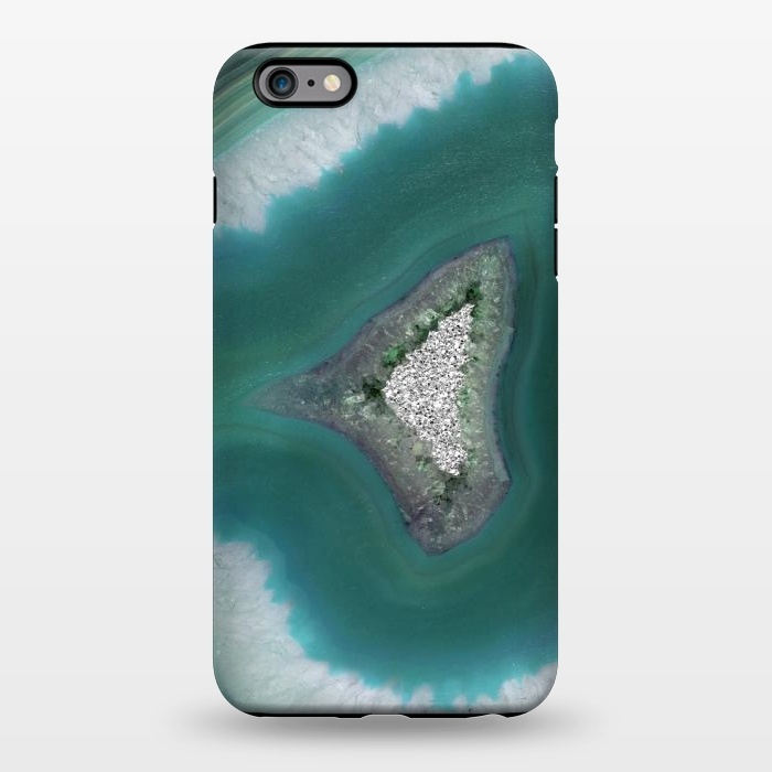 iPhone 6/6s plus StrongFit The ocean island- green and teal agate by  Utart