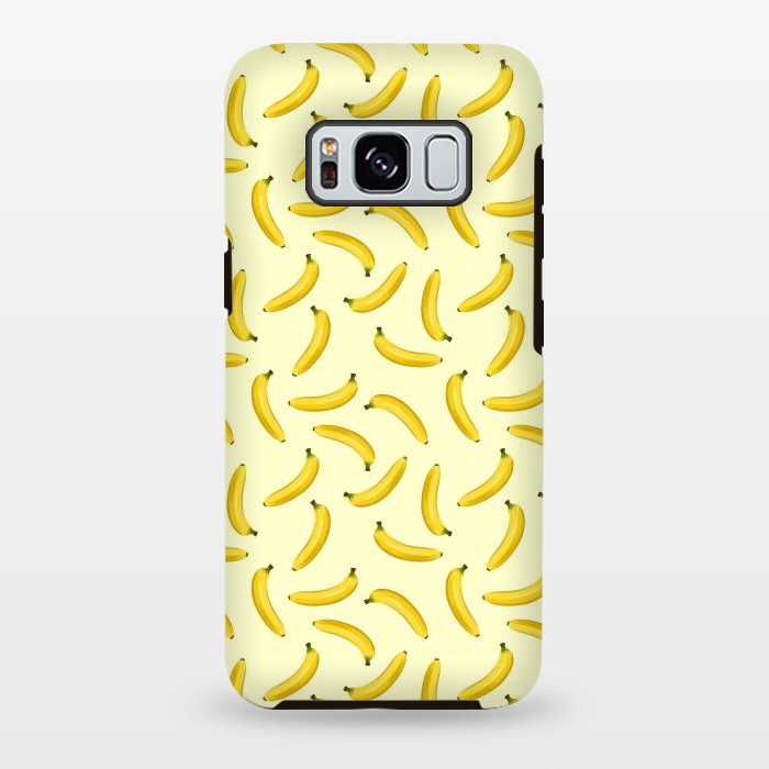 Galaxy S8 plus StrongFit Bananas Exotic Fruits Seamless Pattern  by BluedarkArt