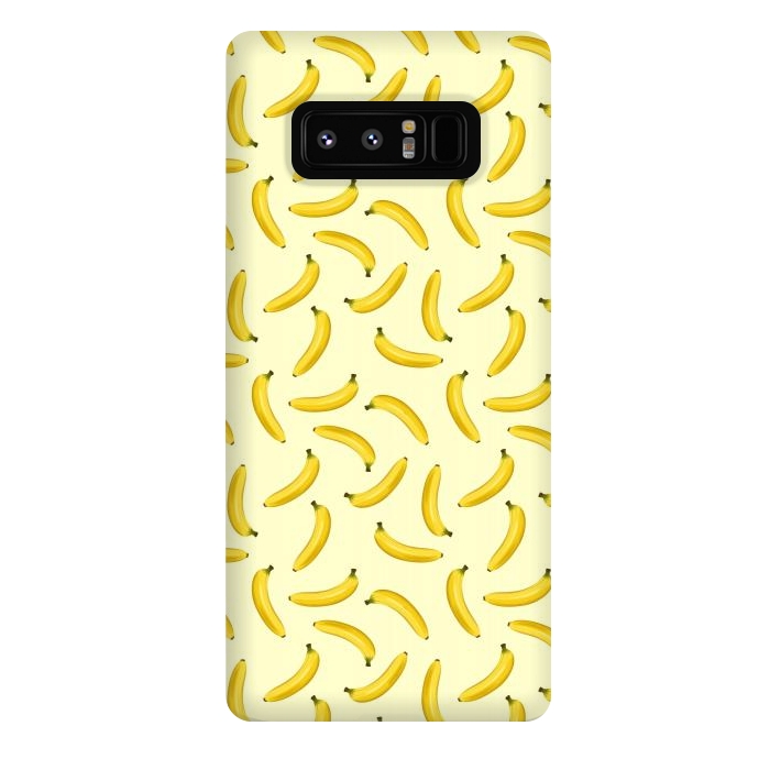 Galaxy Note 8 StrongFit Bananas Exotic Fruits Seamless Pattern  by BluedarkArt