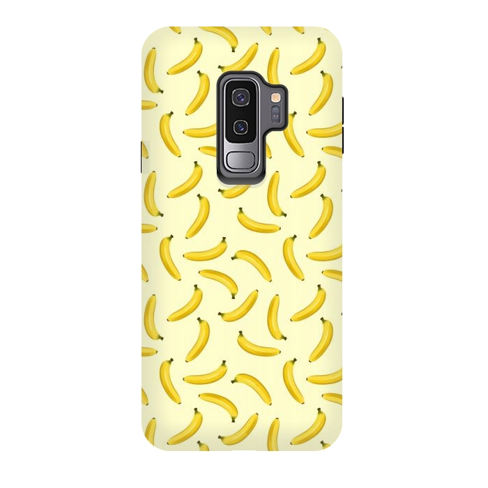 Galaxy S9 plus StrongFit Bananas Exotic Fruits Seamless Pattern  by BluedarkArt