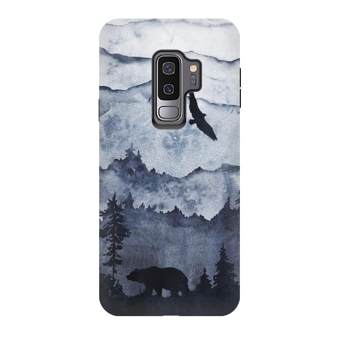 Galaxy S9 plus StrongFit The mountains are calling- bear and eagle by  Utart