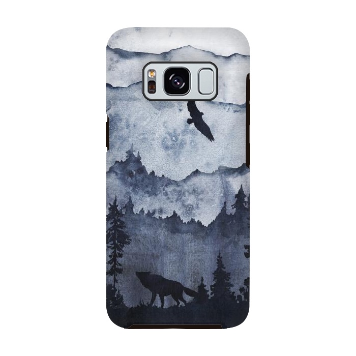 Galaxy S8 StrongFit the mountains are calling- wolf and eagle by  Utart