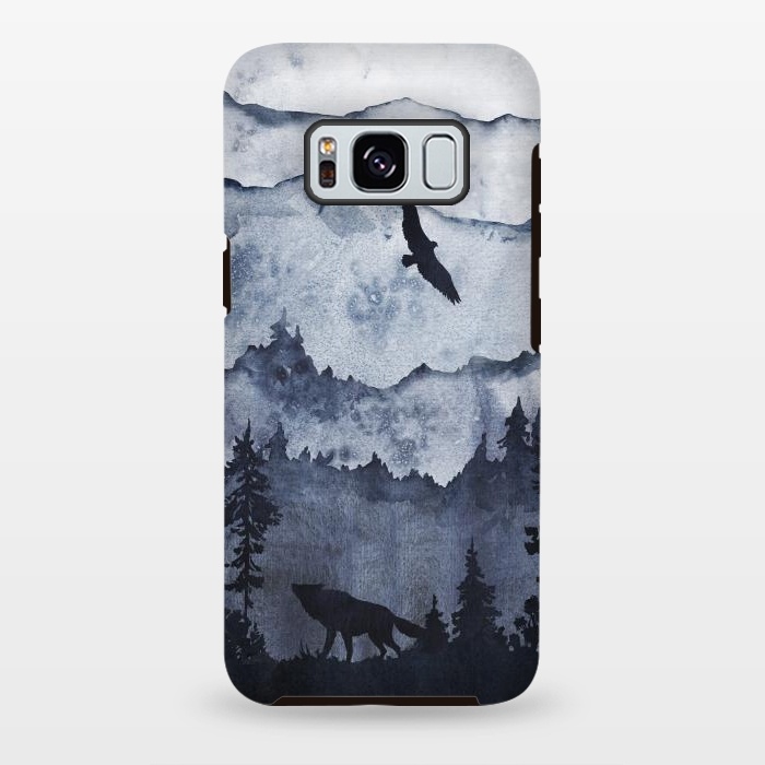 Galaxy S8 plus StrongFit the mountains are calling- wolf and eagle by  Utart
