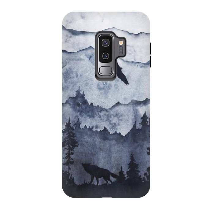 Galaxy S9 plus StrongFit the mountains are calling- wolf and eagle by  Utart