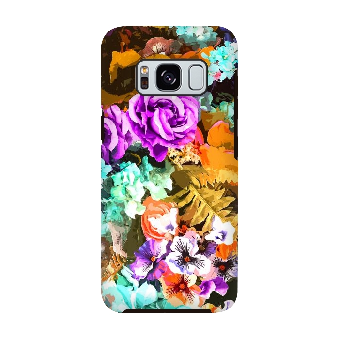 Galaxy S8 StrongFit Beautiful detail / Watercolor flowers by Bledi