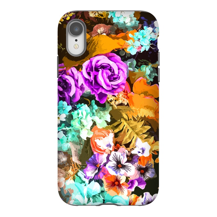 iPhone Xr StrongFit Beautiful detail / Watercolor flowers by Bledi