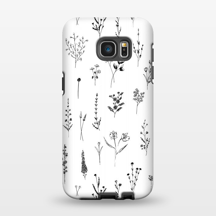 Galaxy S7 EDGE StrongFit Wilflowers by Anis Illustration