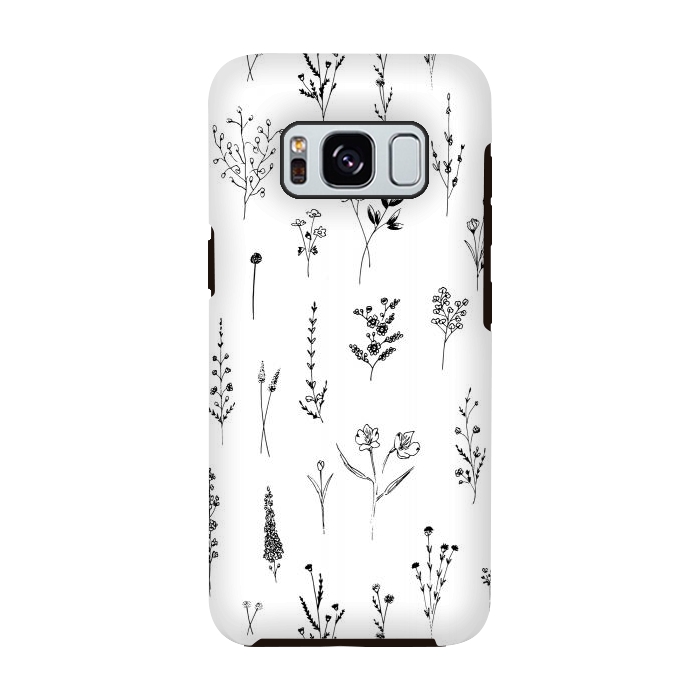 Galaxy S8 StrongFit Wilflowers by Anis Illustration