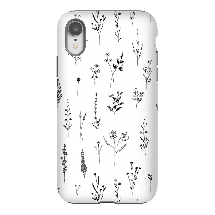 iPhone Xr StrongFit Wilflowers by Anis Illustration