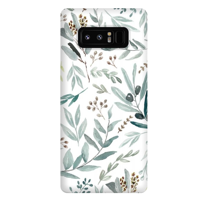 Galaxy Note 8 StrongFit Eucalyptus Pattern by Anis Illustration
