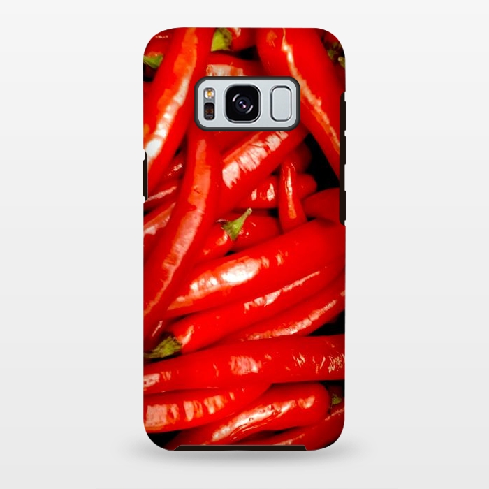 Galaxy S8 plus StrongFit Red Hot Chilly Peppers by BluedarkArt