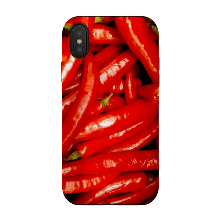 iPhone Xs / X StrongFit Red Hot Chilly Peppers by BluedarkArt