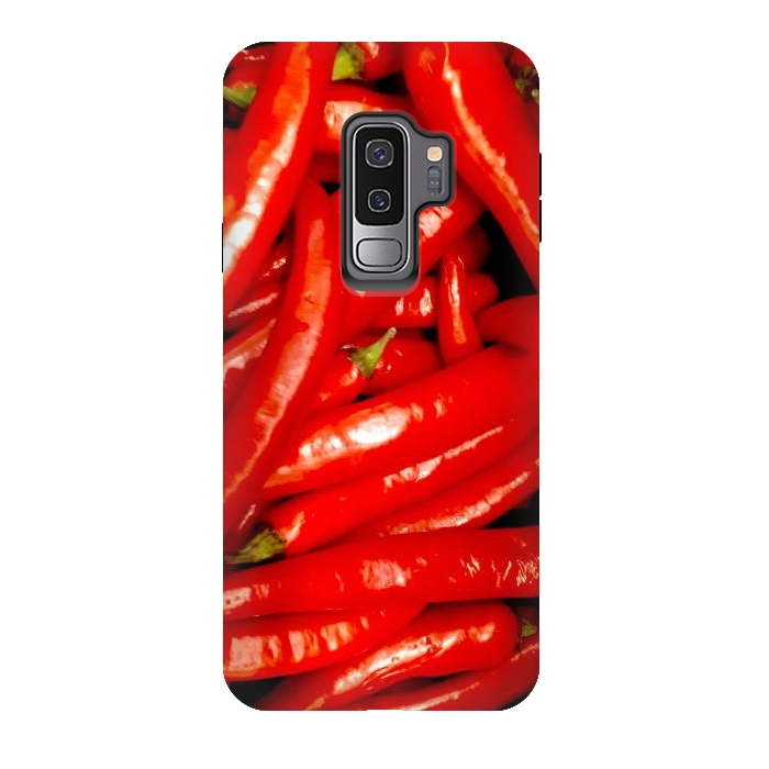 Galaxy S9 plus StrongFit Red Hot Chilly Peppers by BluedarkArt