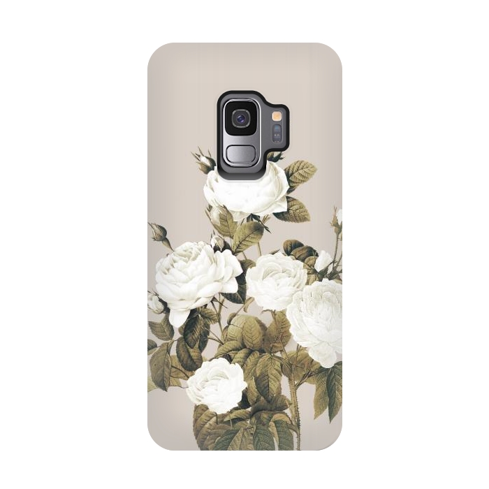 Galaxy S9 StrongFit Minimal Whiterose by ''CVogiatzi.