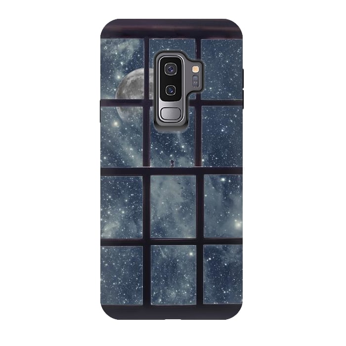 Galaxy S9 plus StrongFit Space view Window-Moon shine by ''CVogiatzi.