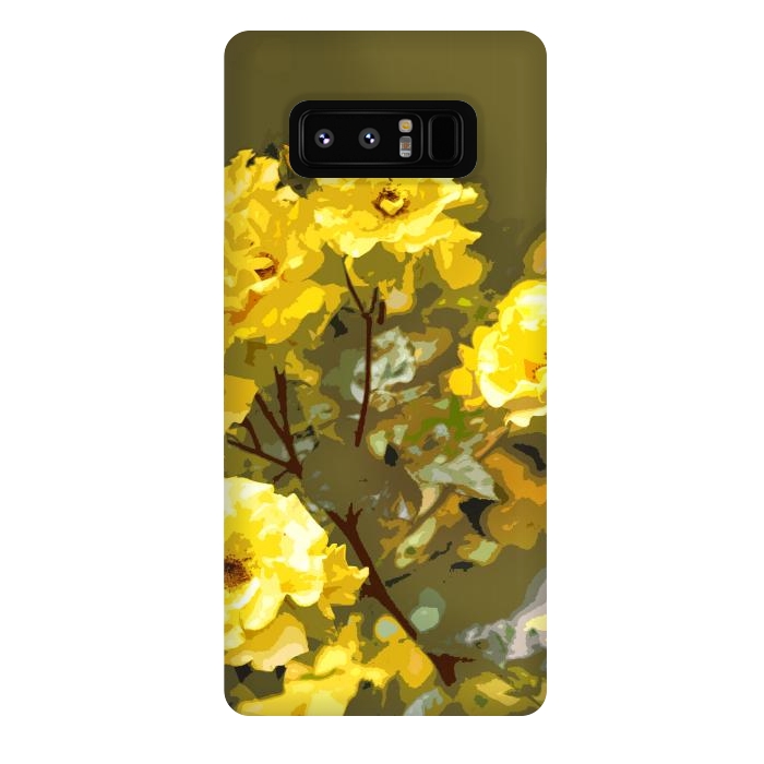 Galaxy Note 8 StrongFit Yellow roses by Bledi