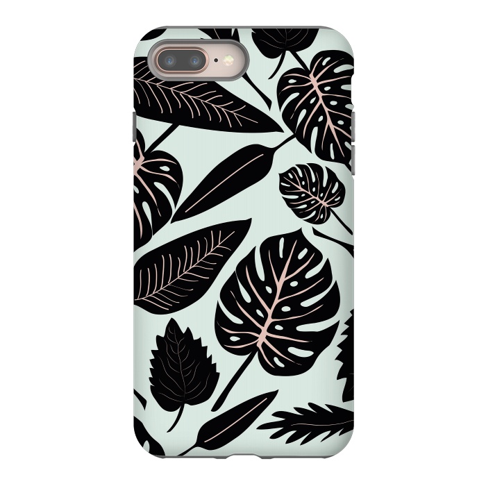 iPhone 7 plus StrongFit Monstera leaves by Anis Illustration