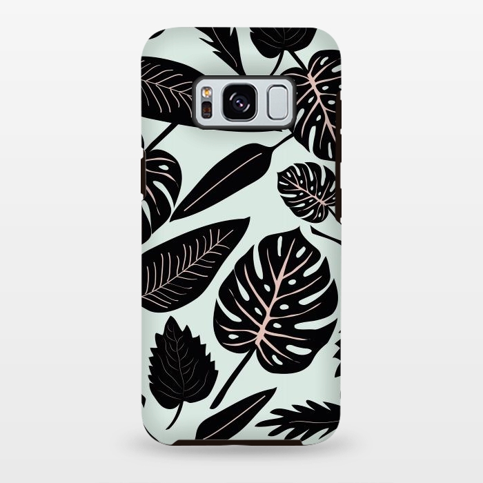 Galaxy S8 plus StrongFit Monstera leaves by Anis Illustration