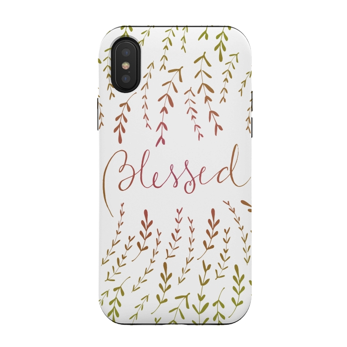 iPhone Xs / X StrongFit Blessed by Anis Illustration