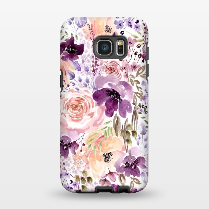 Galaxy S7 EDGE StrongFit Floral Chaos by Anis Illustration